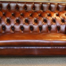 English Iconic Leather Chesterfield